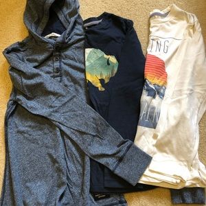 GUC 3 long sleeve shirts sized 10-12